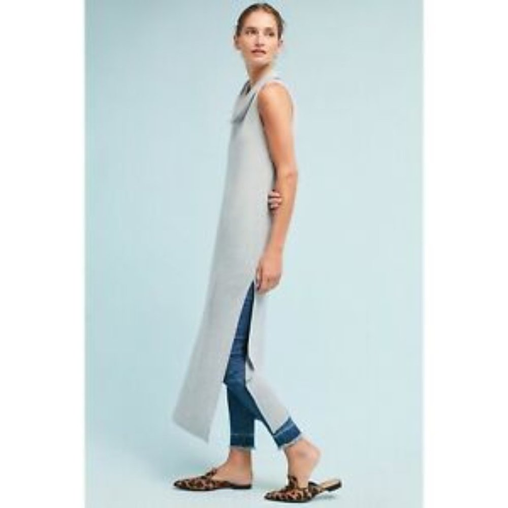 Anthropologie t.la cowl neck sleeveless tunic maxi